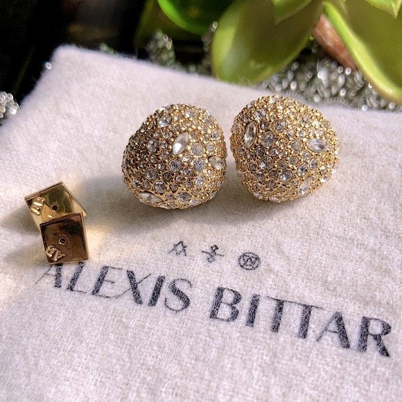 Alexis Bittar Jewelry - Alexis Bittar Organic Pod Crystal Encrusted Studs